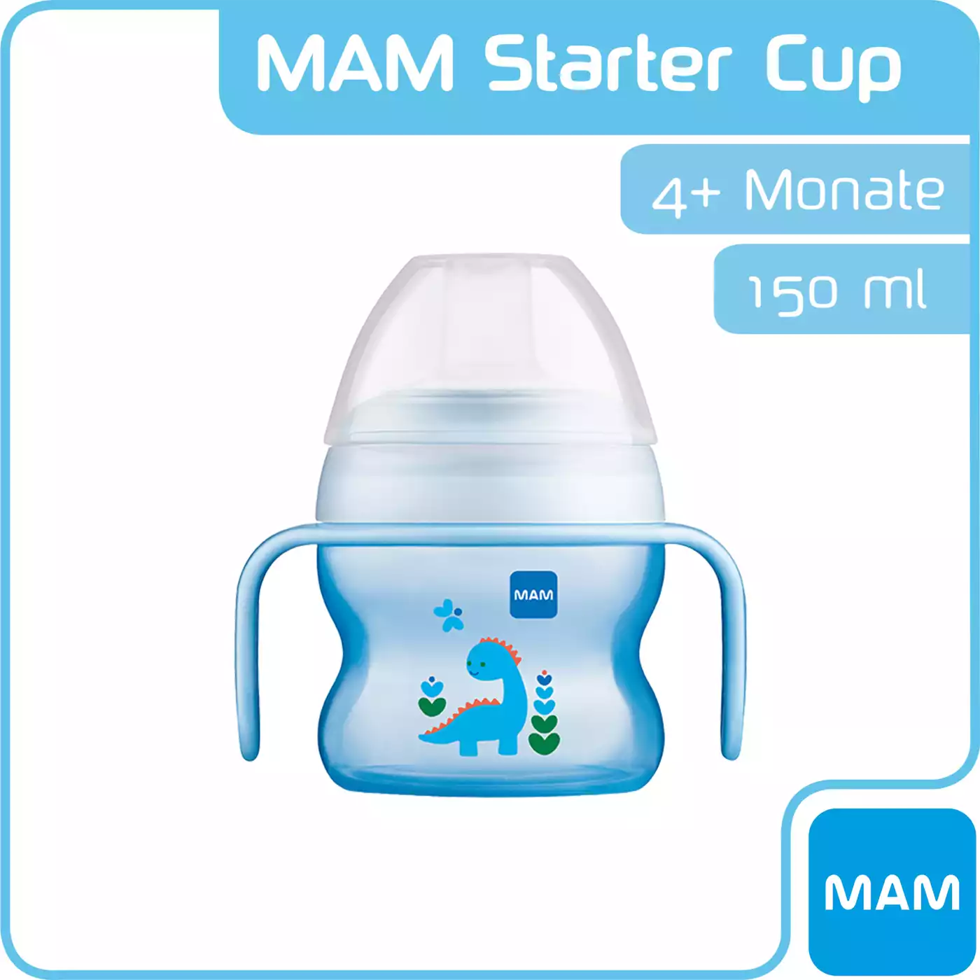 Trinklernflasche Starter Cup 150 ml MAM Blau 2000566951011 5