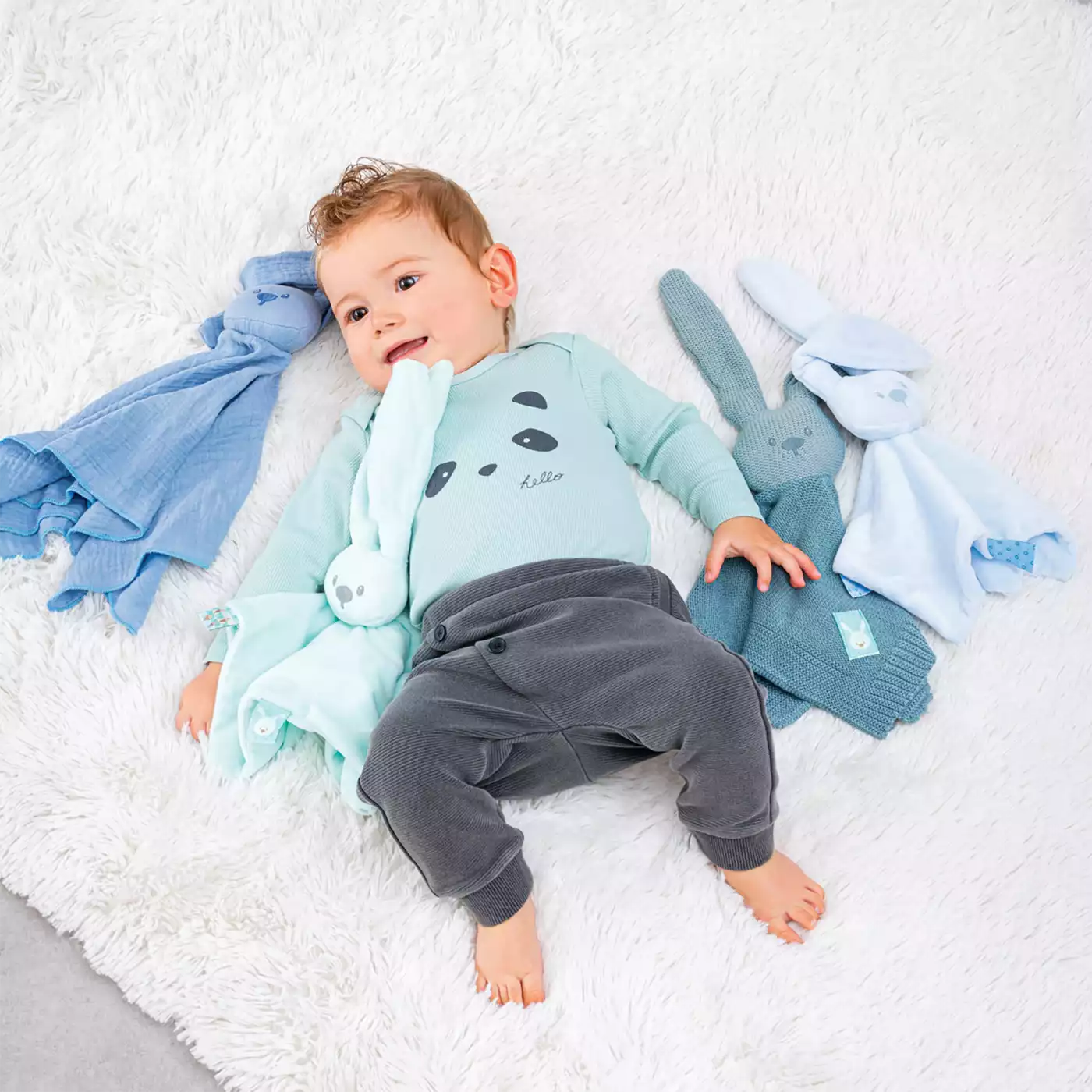 Mini-Kuscheltuch Hase Nattou 2000578872106 7