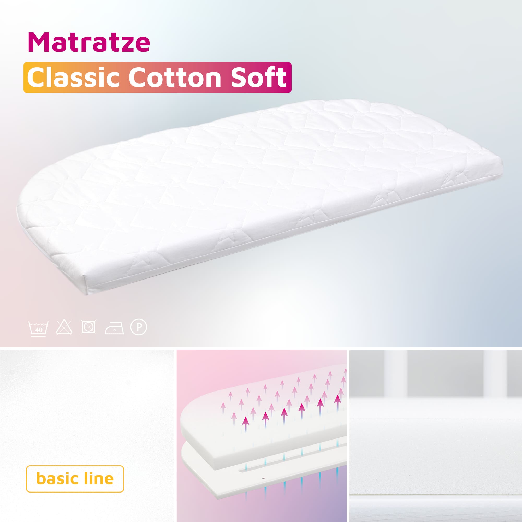 babybay Matratze Classic Cotton Soft Boxspring XXL babybay 2000575934302 3