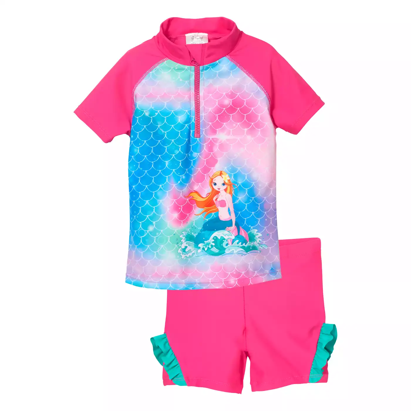 UV-Schutz Bade-Set Meerjungfrau Playshoes Pink Rosa M2022578109402 3