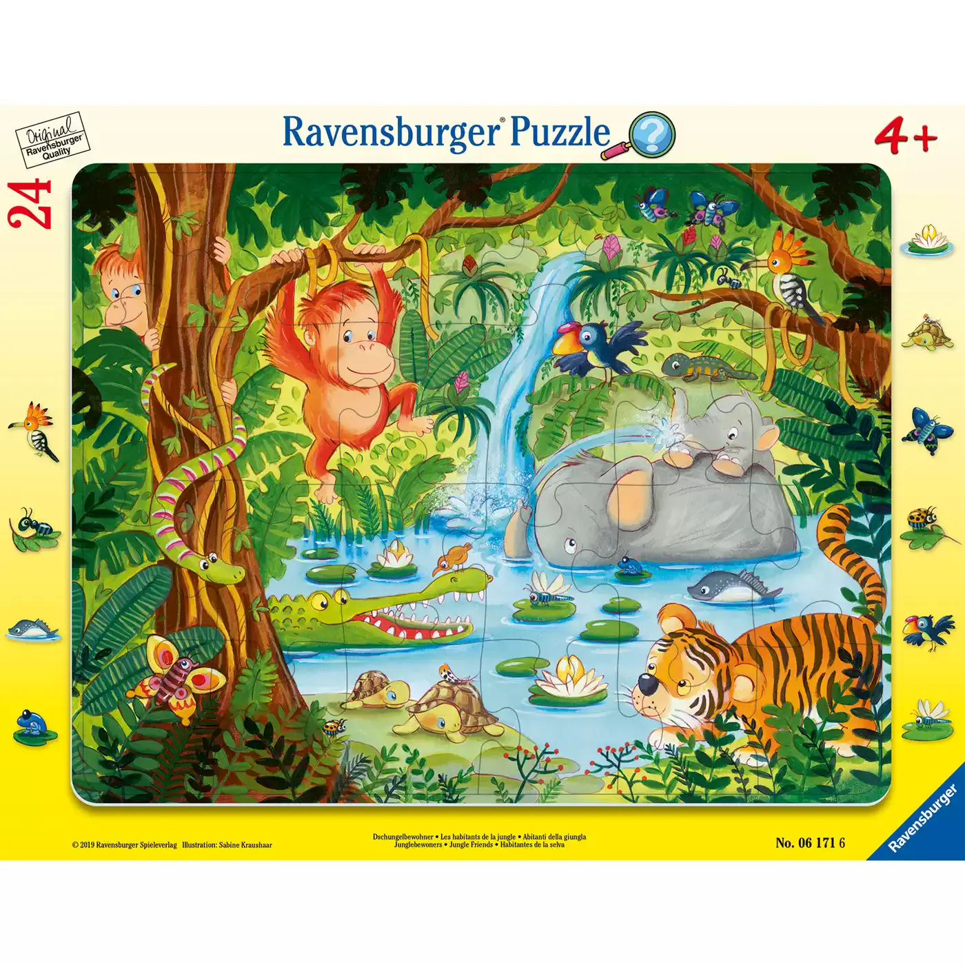 Kinderpuzzle Dschungelbewohner Ravensburger 2000578036003 1