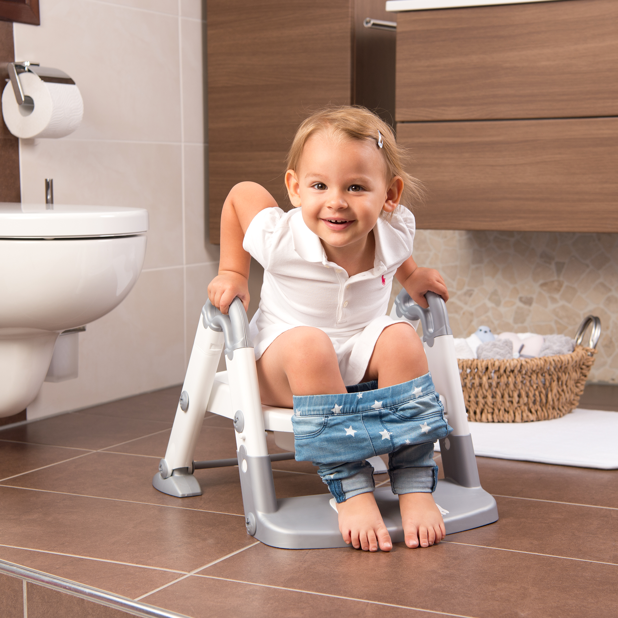 Toilettentrainer 3-in-1 KidsKit Weiß 2000572376105 6