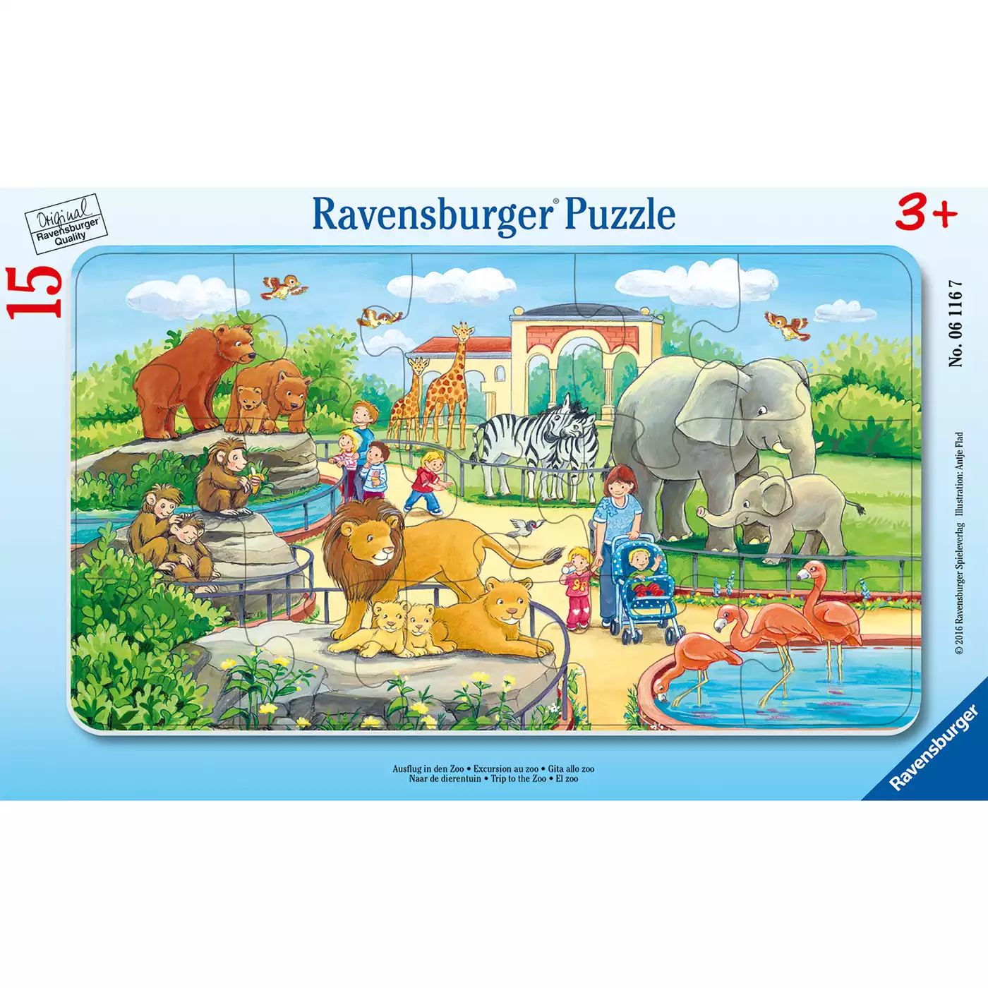 Kinderpuzzle Ausflug in den Zoo Ravensburger 2000574458700 1