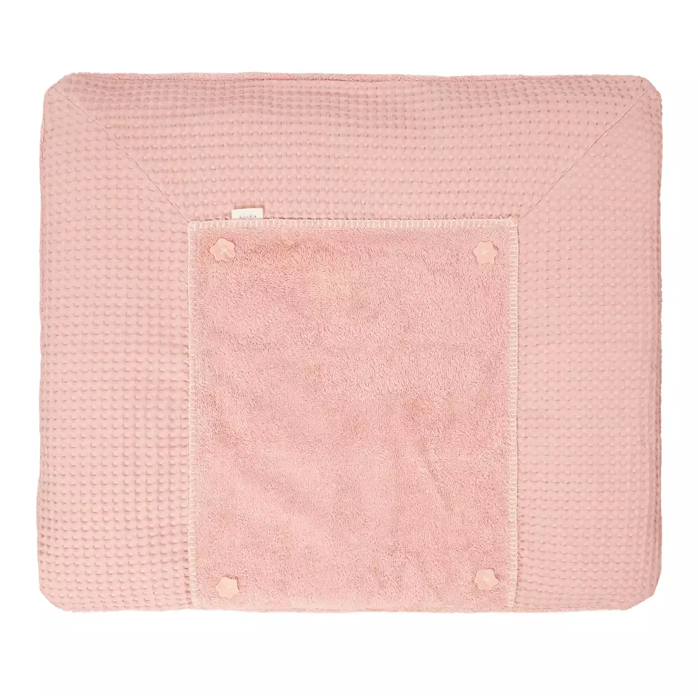 Wickelauflagenbezug Waffel Amsterdam Bonn Shadow Pink koeka Rosa 2000575311509 3