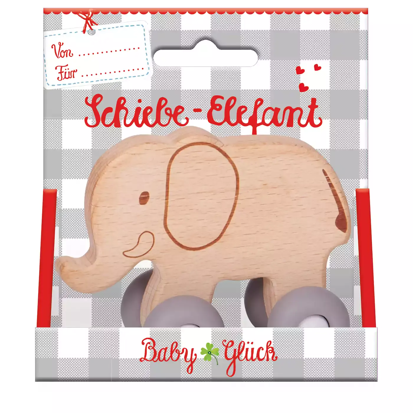 Schiebe-Elefant aus Holz BabyGlück DIE SPIEGELBURG 2000576369004 5