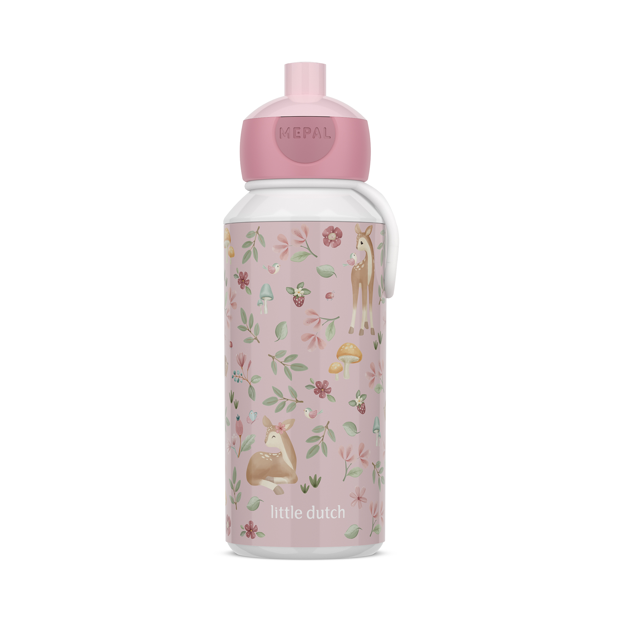 Mountop Kinder-Trinkflasche 400 Ml – Mit Strohhalm, Auslaufsicher & BPA-frei, In Sakura Pink
