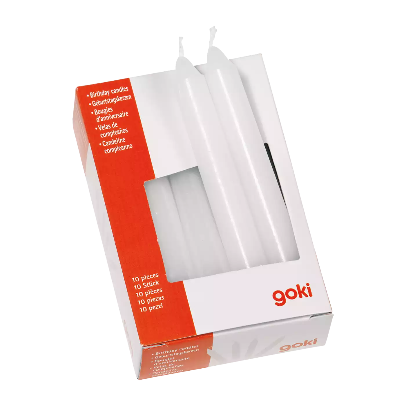 Geburtstagskerzen Set goki Weiß 2000541827607 1
