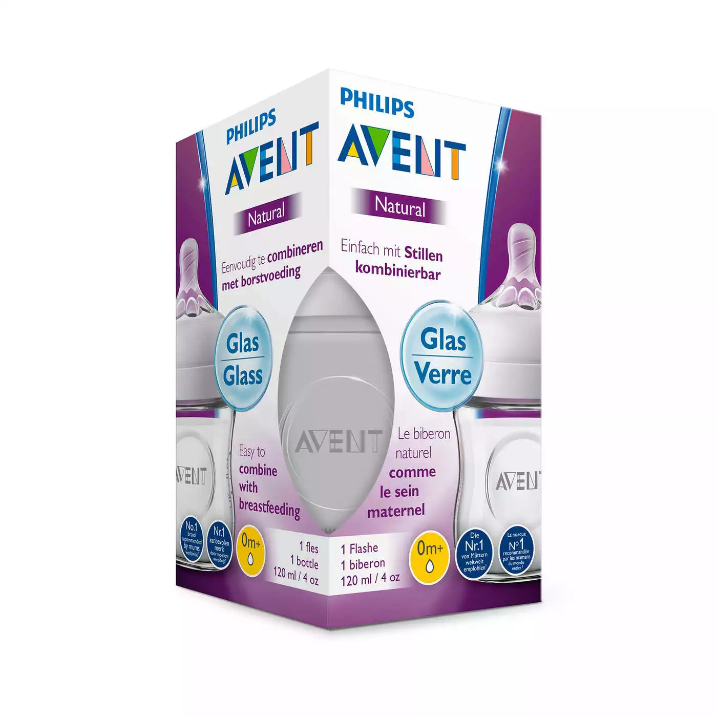 Natural Glasflasche 120 ml PHILIPS AVENT 2000576151401 8