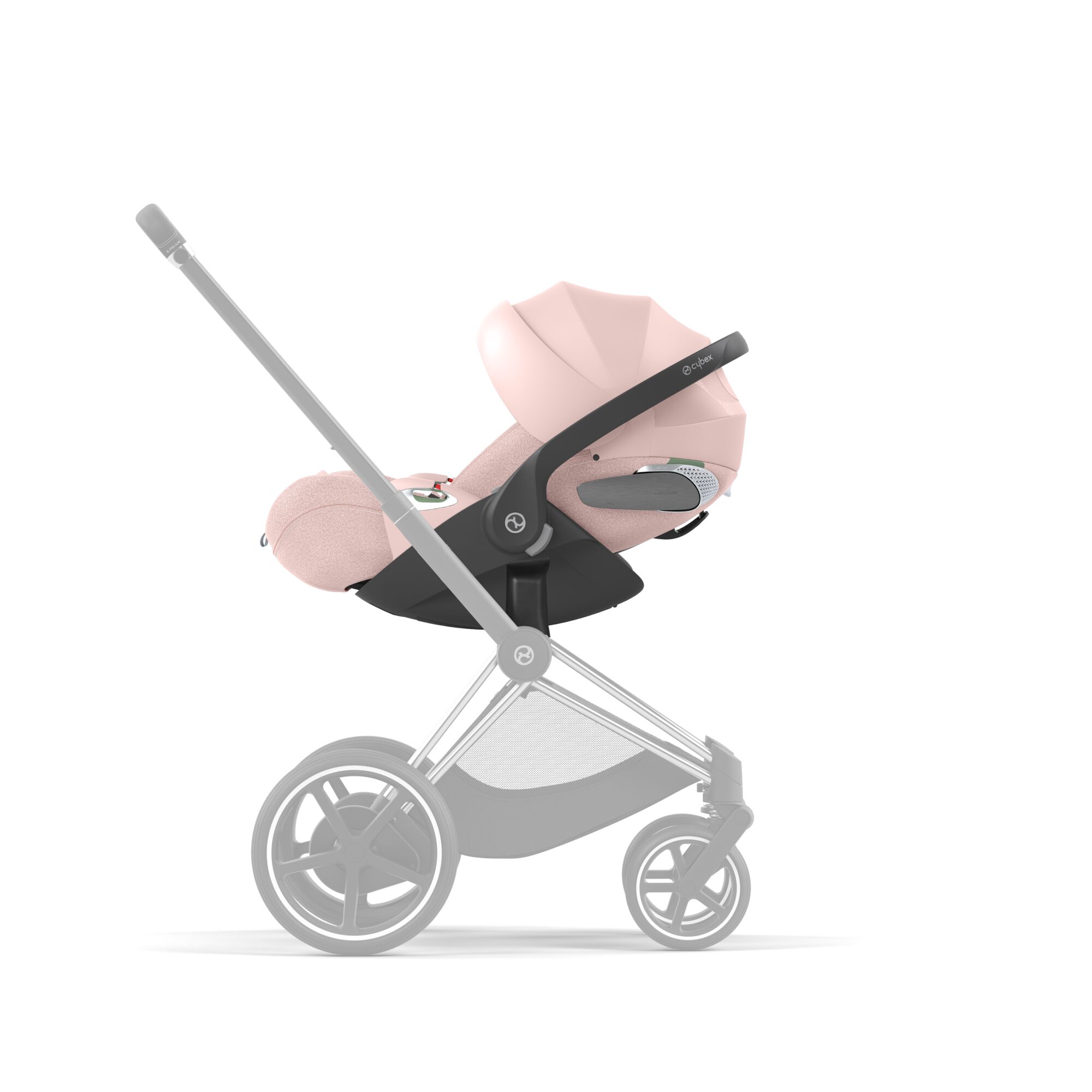 CYBEX Cloud T i-Size Plus Babyschale, Peach Pink / Light Pink