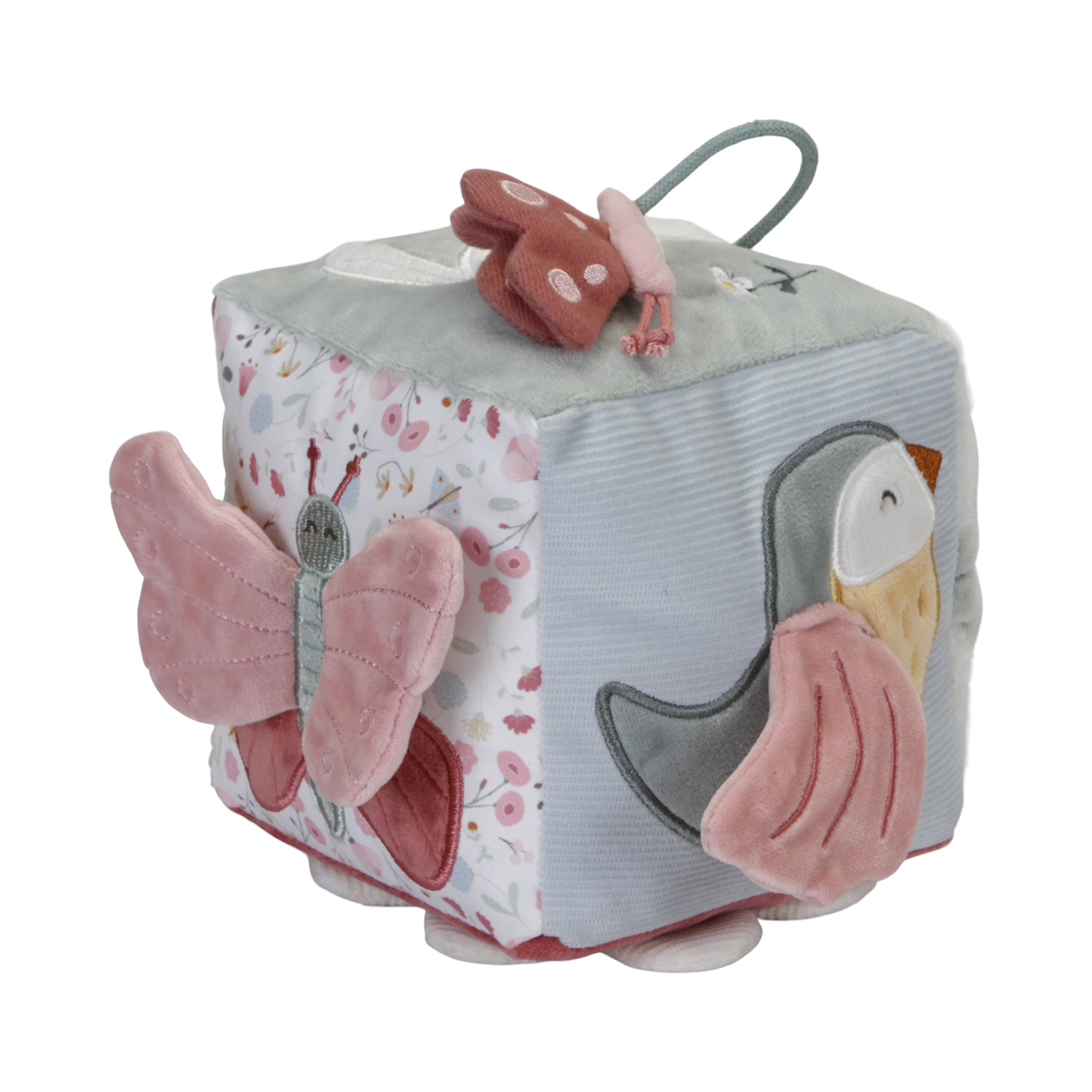 baby one spielzeug LITTLE DUTCH Aktiv-Würfel Flowers & Butterflies | BabyOne