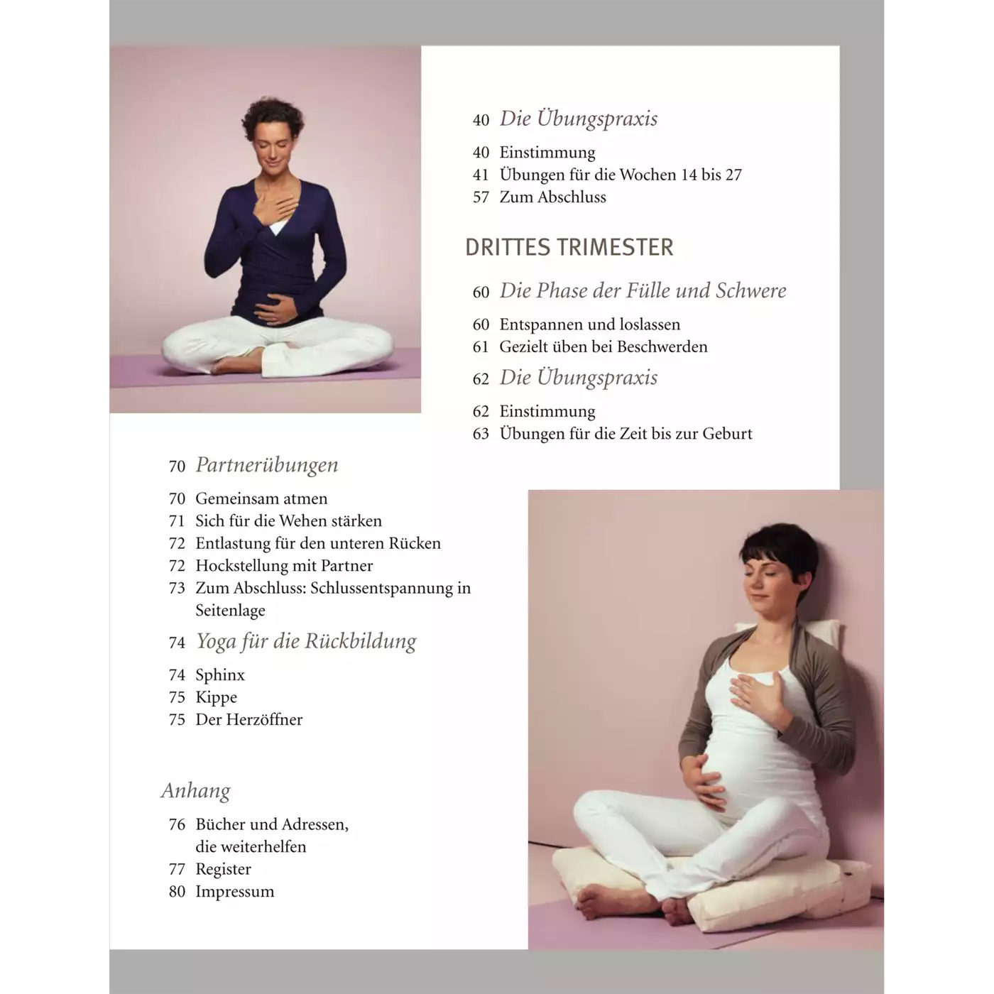 Yoga in der Schwangerschaft GU 2000549075208 6