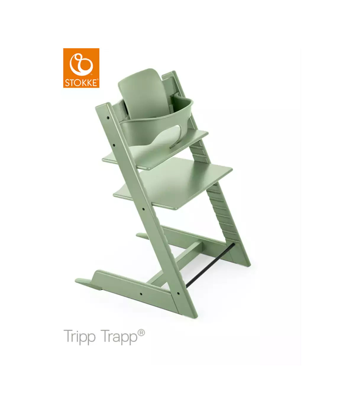 Tripp Trapp® Baby Set moss green STOKKE Hellgrün 2000571148000 4
