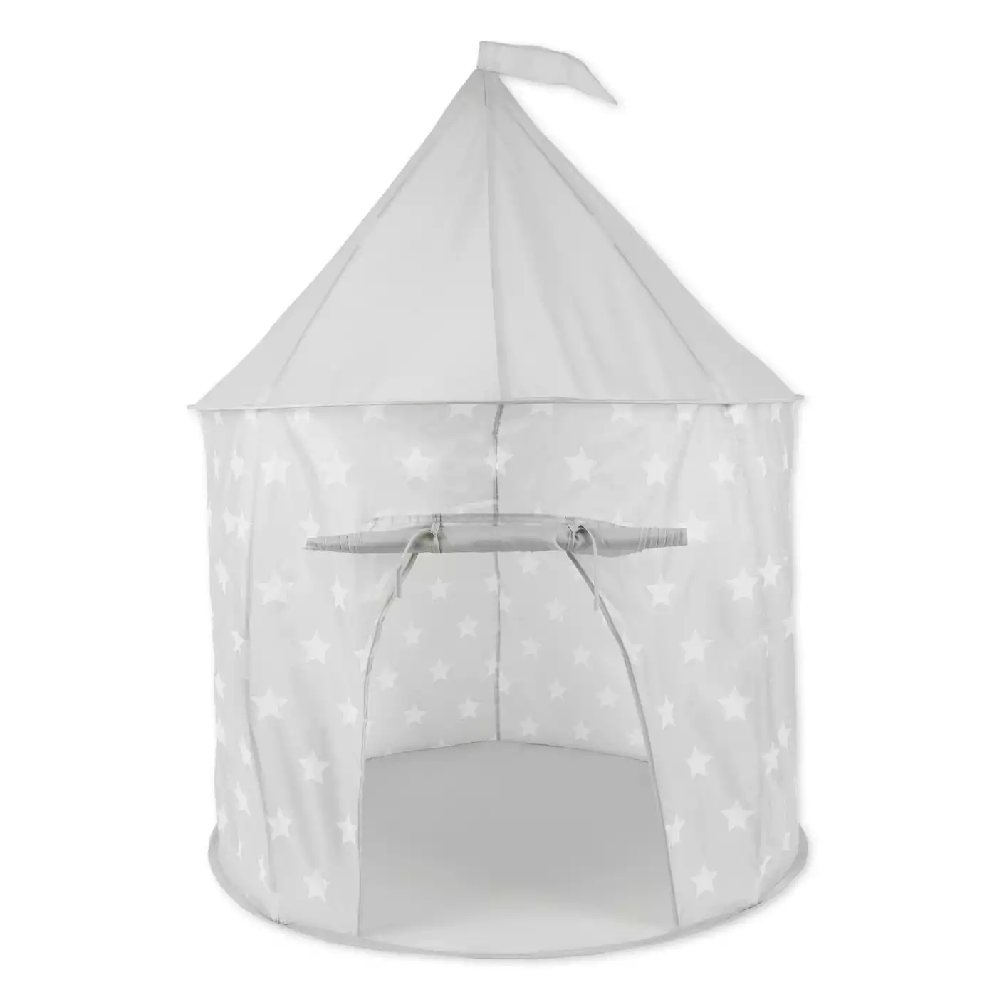 Sternchen Pop-Up Spielzelt bieco Grau Weiß 2000581256504 3