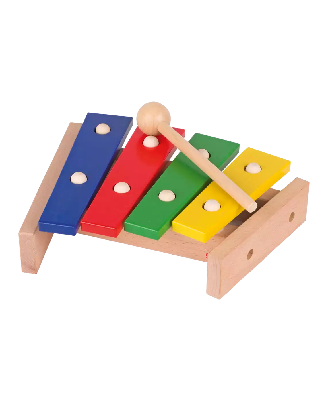 Xylophon mit 4 farbigen Tonplatten goki 2000566296846 3