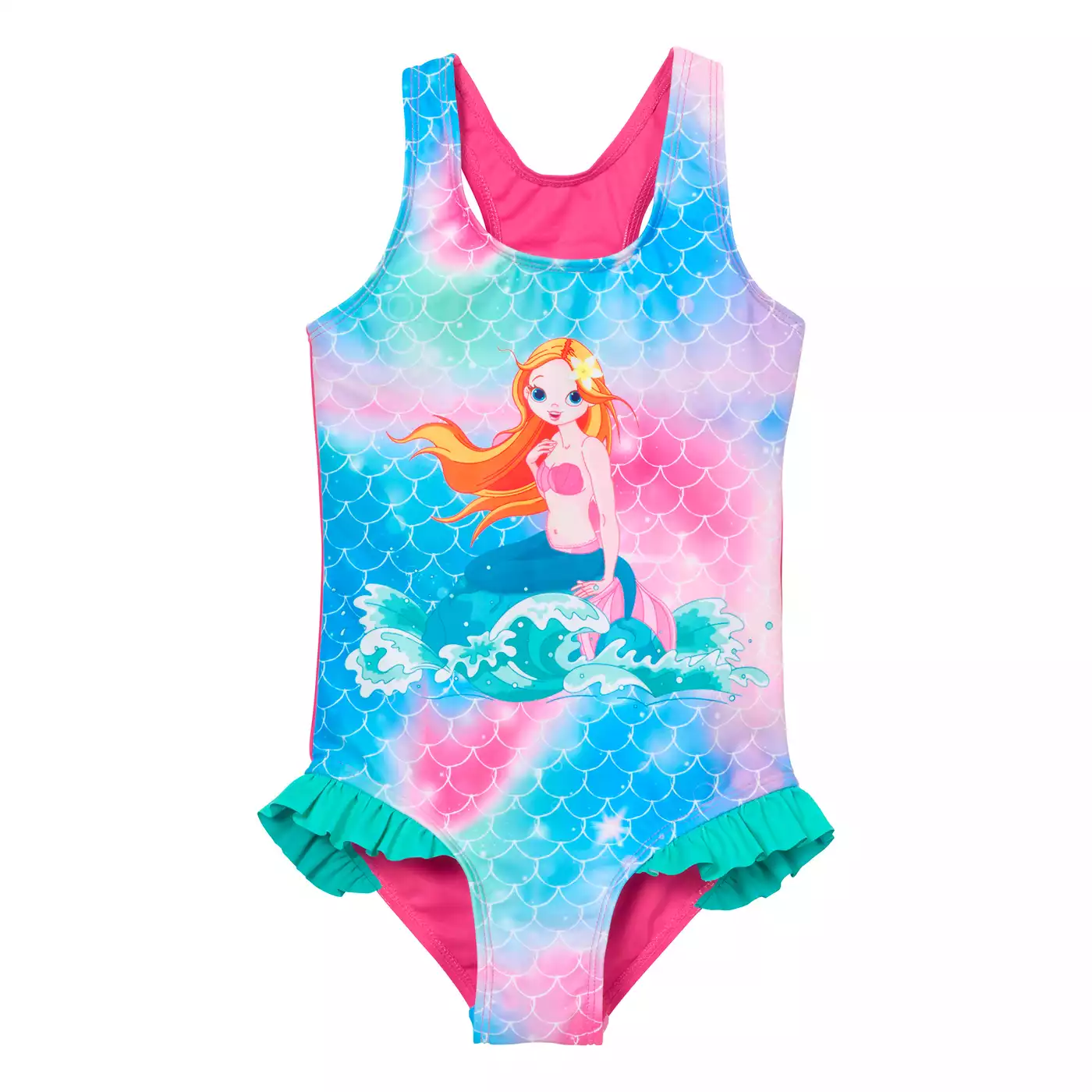 UV-Schutz-Badeanzug Meerjungfrau Playshoes Pink Rosa M2022578110408 1