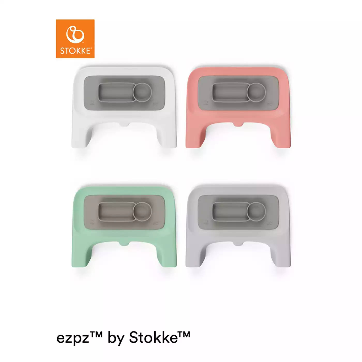 ezpz™ Platzset für den Clikk™ Tray STOKKE Grau Grün 2000577668908 5