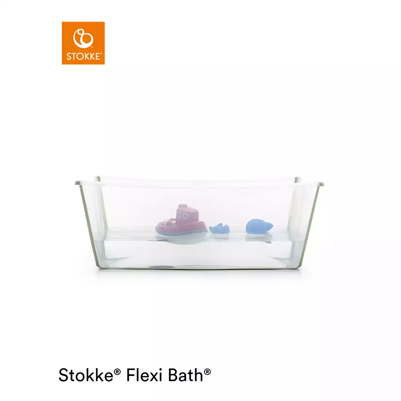 Flexi Bath® Transparent Green mit hitzeempfindlichem Stöpsel STOKKE Transparent Grün 2000582515105 6